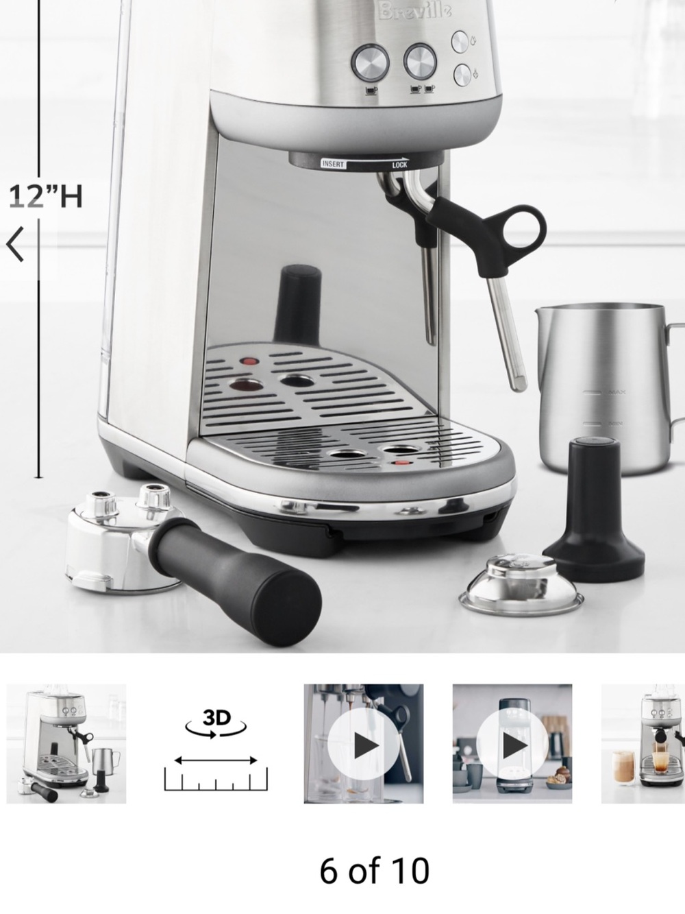 Breville Bambino Espresso Maker. Brand new in box never opened.